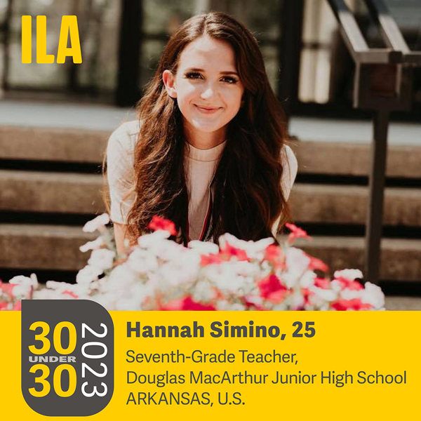 2023 ILA 30 under 30 Hannah Simino