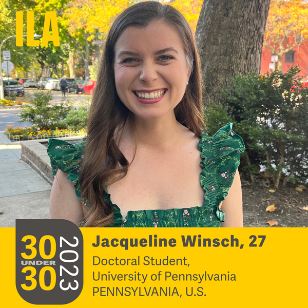 2023 ILA 30 under 30 Jacqueline Winsch