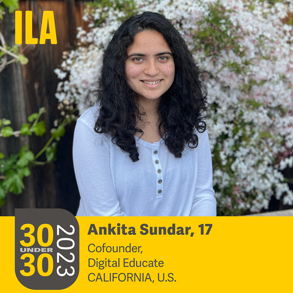 2023 ILA 30 under 30 Ankita Sundar