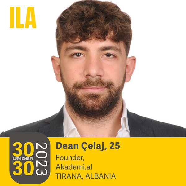 2023 ILA 30 under 30 Dean Celaj