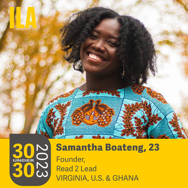 2023 ILA 30 under 30 Samantha Boateng