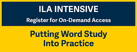 10-22 Intensive: Putting Word Study Into Practice