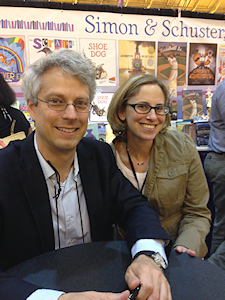 Jenny Rich & Brian Floca at IRA 2014 Jenny Rich & Brian Floca at IRA 2014